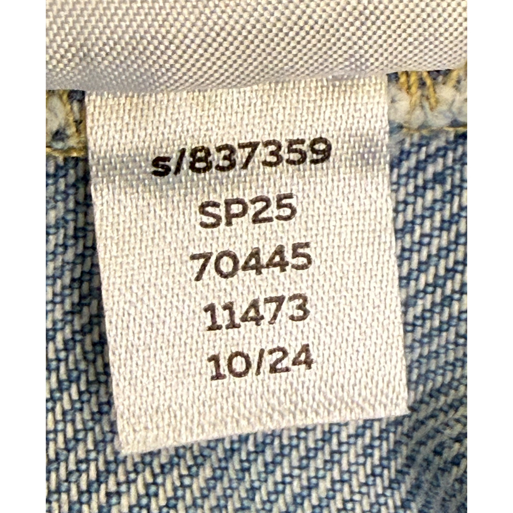 NEW ANN TAYLOR WEEKEND COLLECTION DENIM COLLARED COLUMN MIDI DRESS SZ 6 - Picture 7 of 8